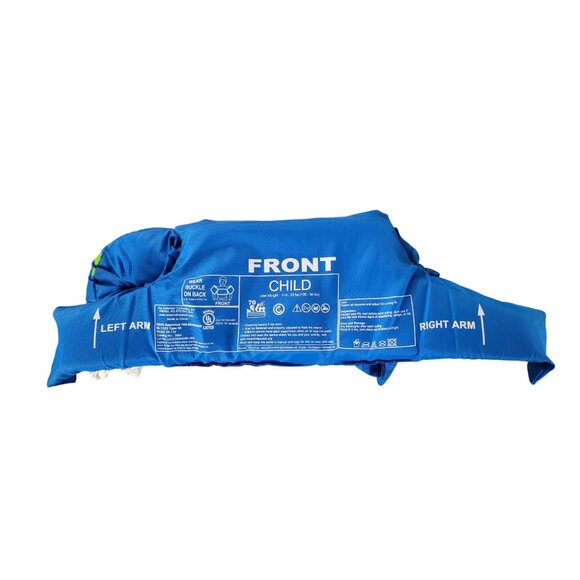 Stearns Puddle Jumper Life Jacket Swim Aid For Kids With Fun Dolphin & Anchor Pr - Picture 5 of 5